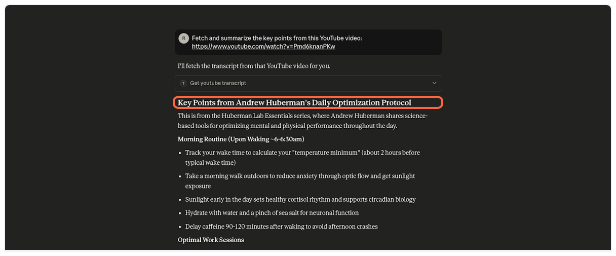 Ready to chat with YouTube videos - YouTube Transcript API